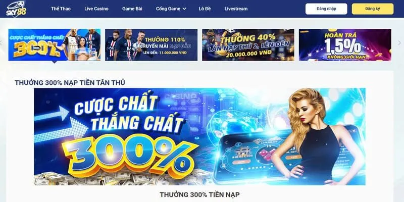 Điểm nổi bật giúp SKY88 thu hút đông đảo người chơi.